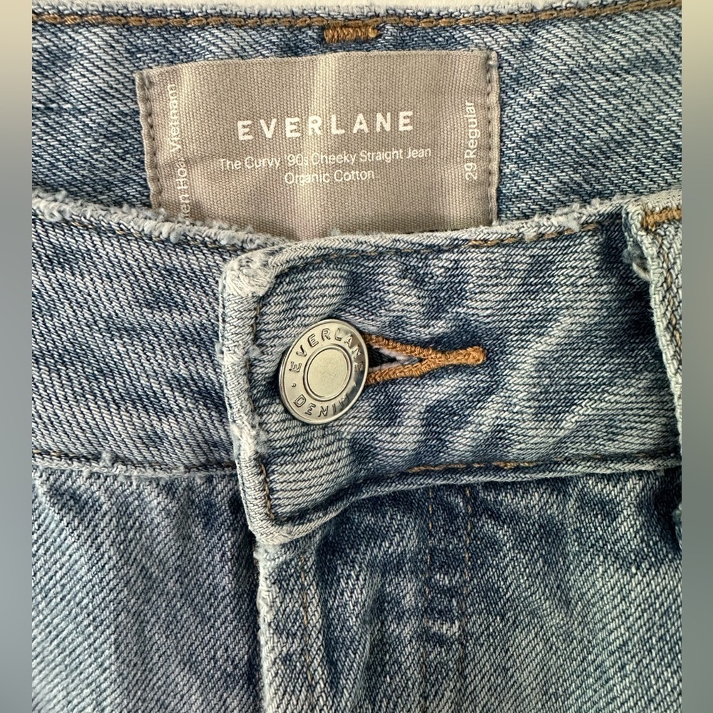 EVERLANE CURVY 90’S CHEEKY straight jeans
100% organic Cotton - Picture 4 of 6